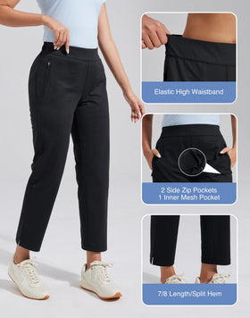 Pioneer Camp 7/8 ankle length pants with split hem for improved mobility.