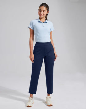 Pioneer Camp high waist golf pants with tummy control and secure fit