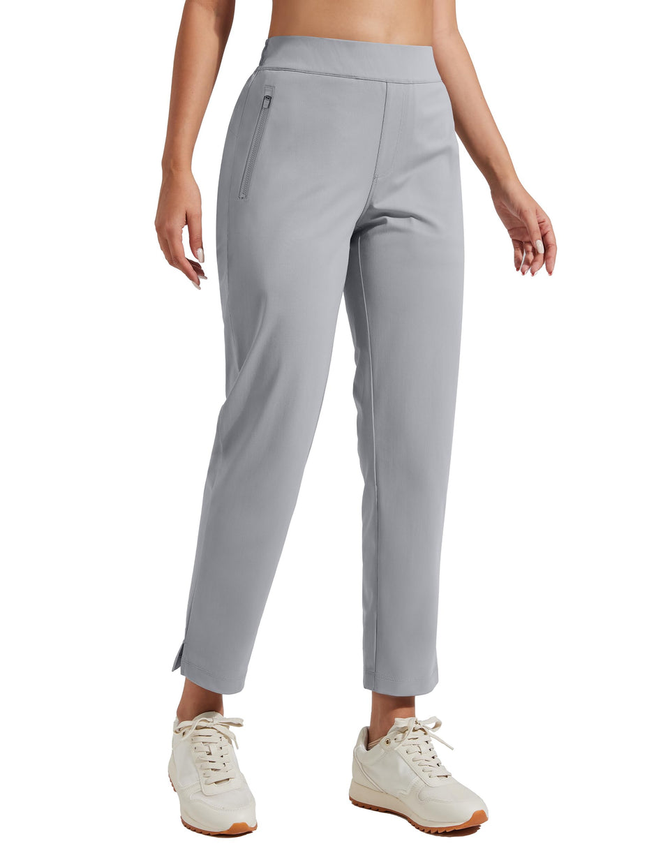 Pioneer Camp women's golf pants with UPF 50+ for sun protection on the course.