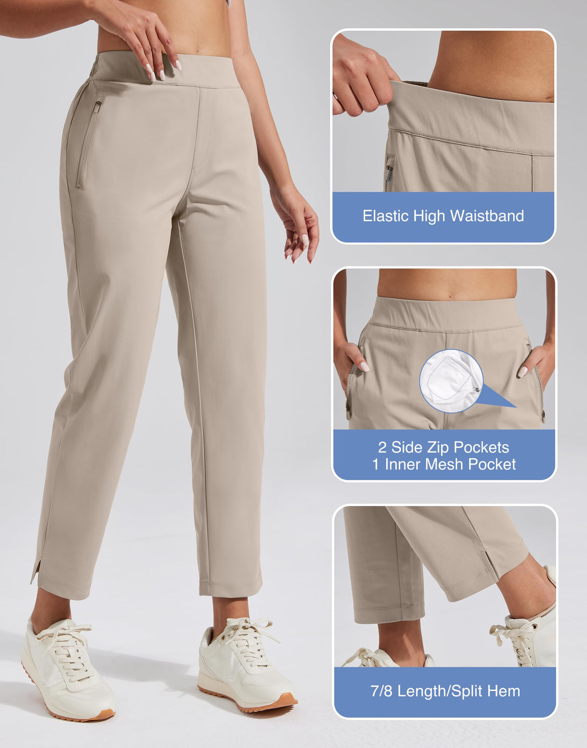 Pioneer Camp pants waistband with drawstring ensures a comfortable, secure fit