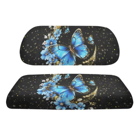 Pirexcny Starry Butterfly two-person seat cover for comfortable golf cart seating.