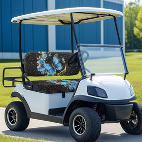 Pirexcny Starry Butterfly universal-fit cover suits most golf carts.