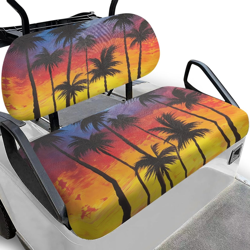 Pirexcny Sunset Coconut front seat cover delivers dry, non-slip comfort.
