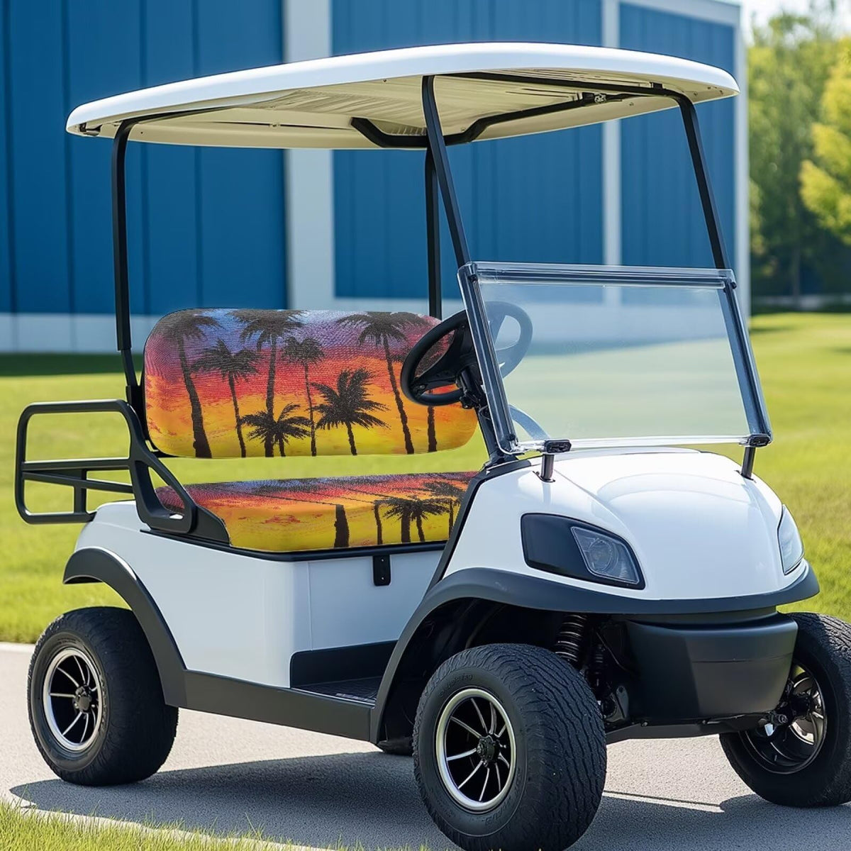 Pirexcny Sunset Coconut vibrant print stays bright with heat transfer.