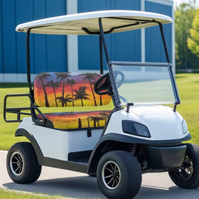 Pirexcny Sunset Coconut vibrant print stays bright with heat transfer.