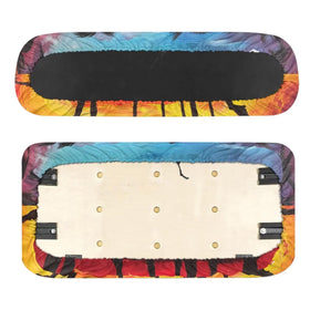 Pirexcny Sunset Coconut wrap-around design secures fabric during turns.