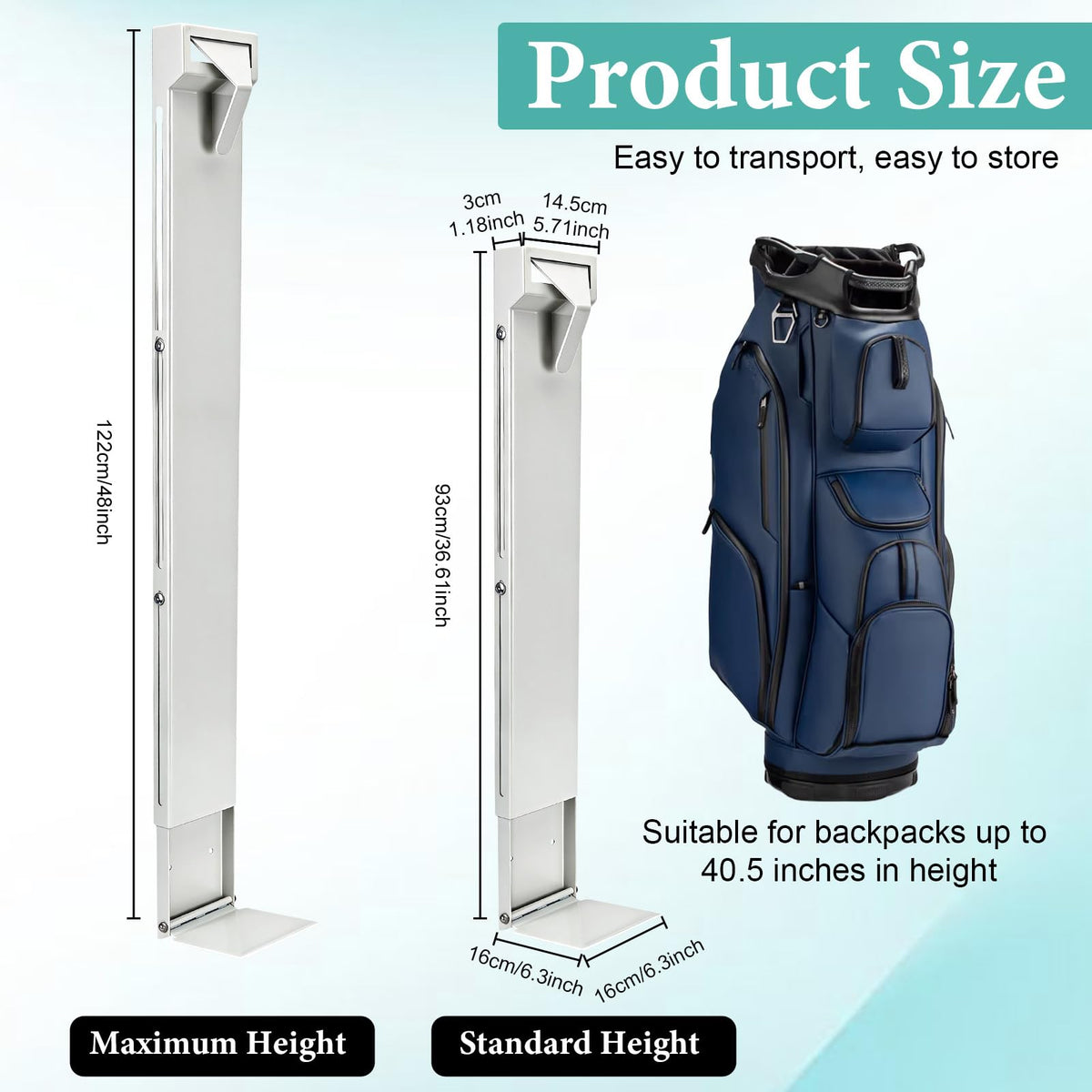 PIRXXIY air spring sliding system enabling smooth vertical access to gear.