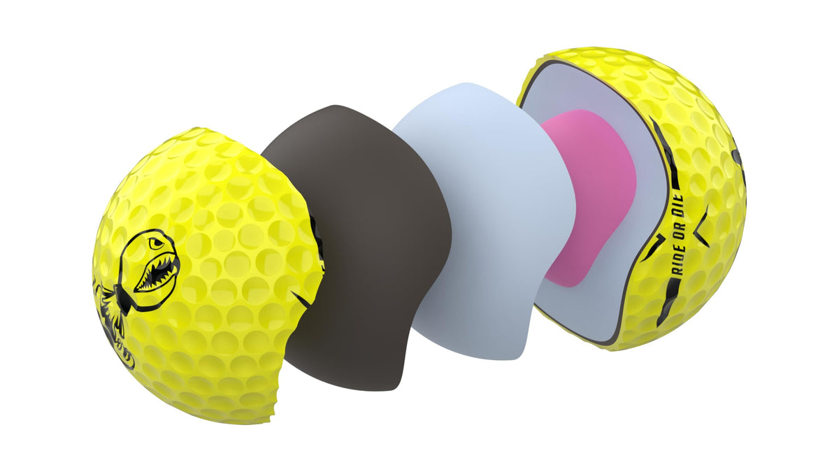 Piss Missile distance ball yellow flight path demonstrating low spin