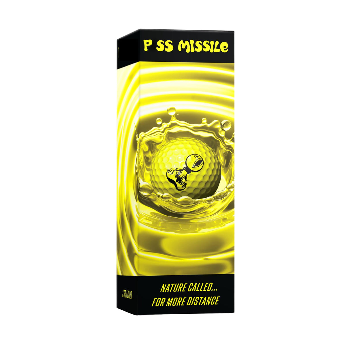 Piss Missile distance ball yellow beginner-friendly feel with forgiving flight