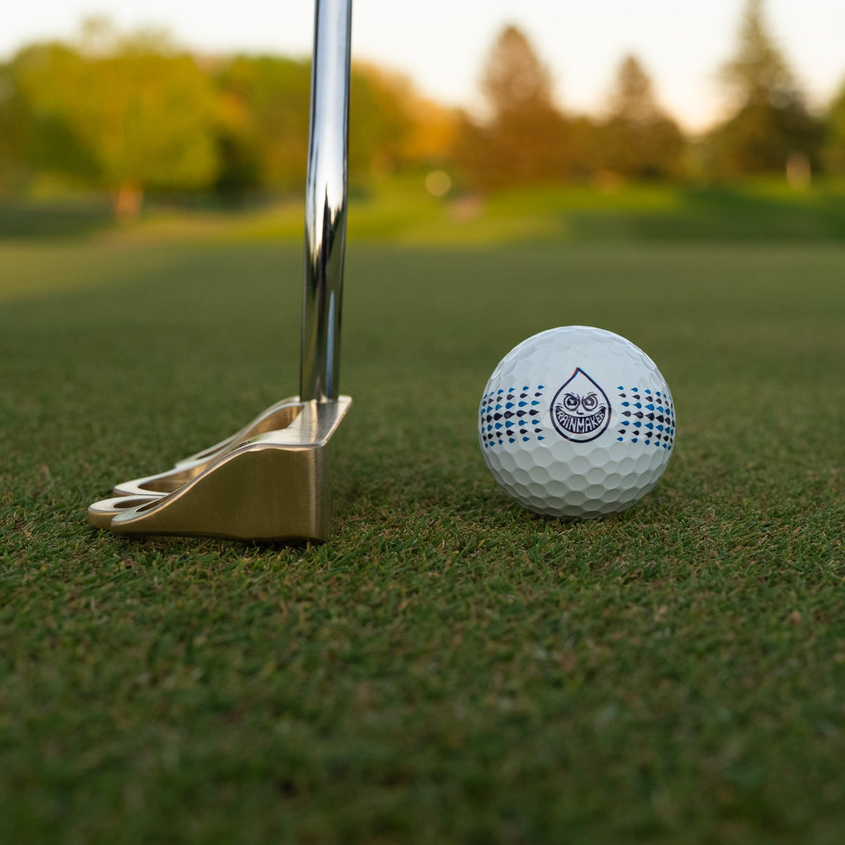 Rainmaker Greek letter identifiers help quick ball recognition on greens