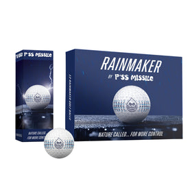 Piss Missile Rainmaker packshot with color alignment lines for precise aiming