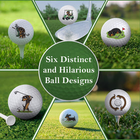 PIUFAM 1.68-inch diameter golf ball for realistic play.