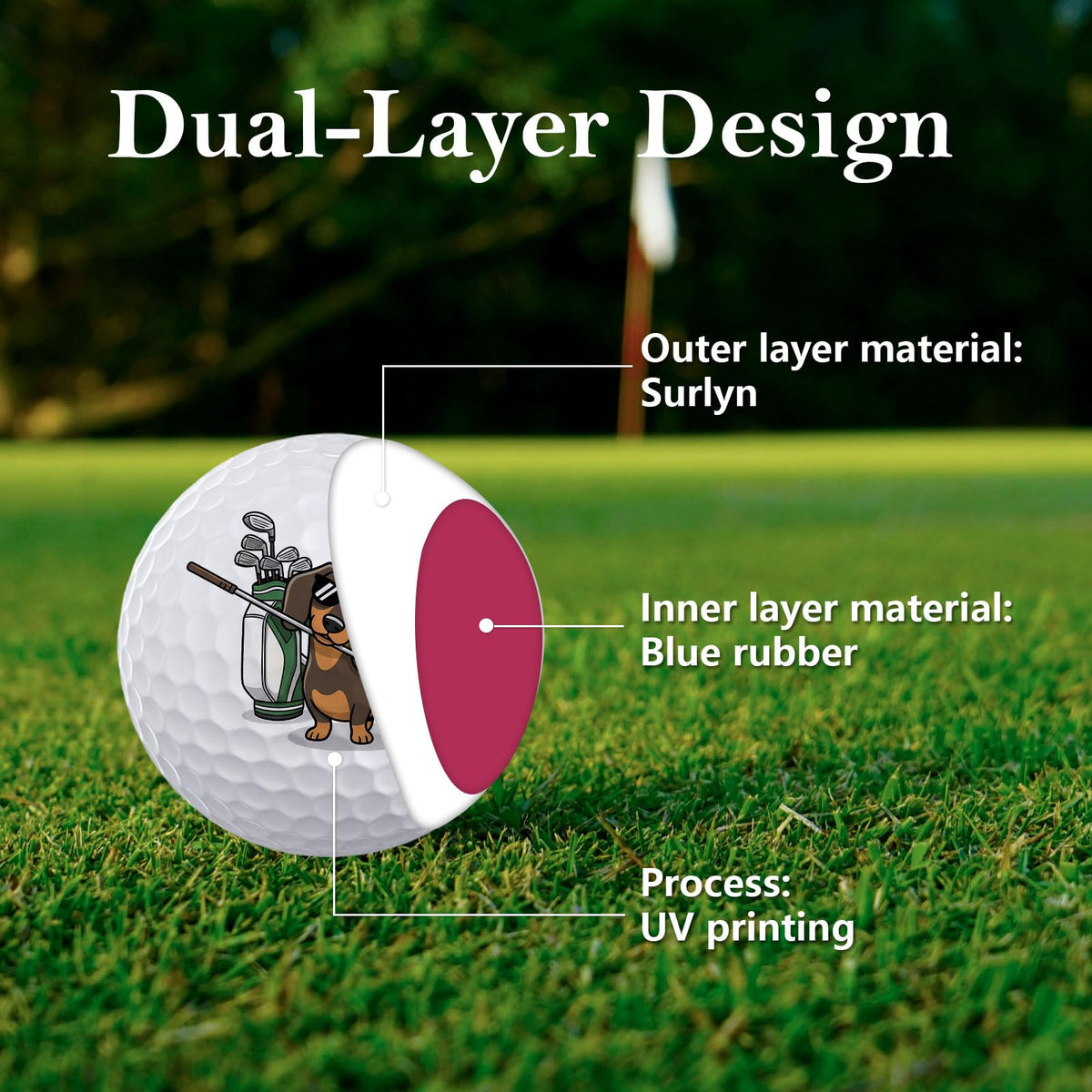 PIUFAM gift box presentation makes a ready gift for golfers.