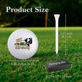 PIUFAM blue-core Surlyn-cover golf balls, durable practice partner