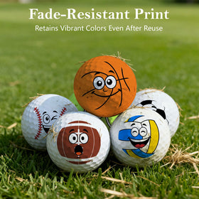 PIUFAM practice-friendly balls suitable for golfers of all levels.