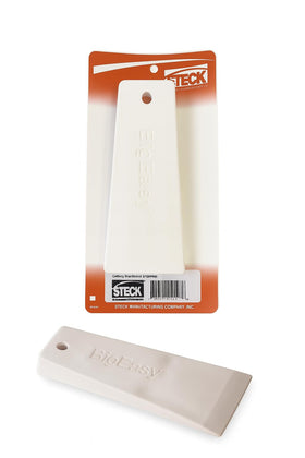 Pizety non-marring Big Easy wedge side view protects surfaces during repositioning.