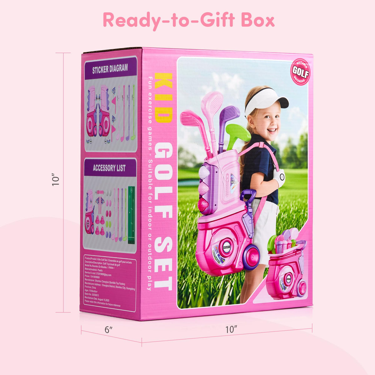 PJG 10 soft balls pink ensure safe, playful rounds