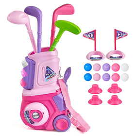 PJG Toddler Golf Cart close-up showing easy transport during play