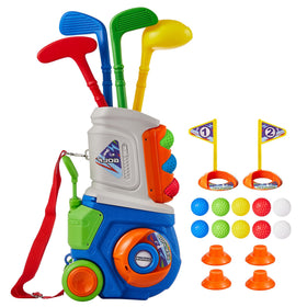 PJG toddler golf cart showing portable design for easy backyard and park play