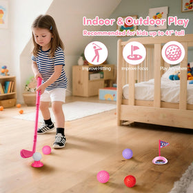 PJG Toddler Golf Set includes tees for stable, repeatable shots.