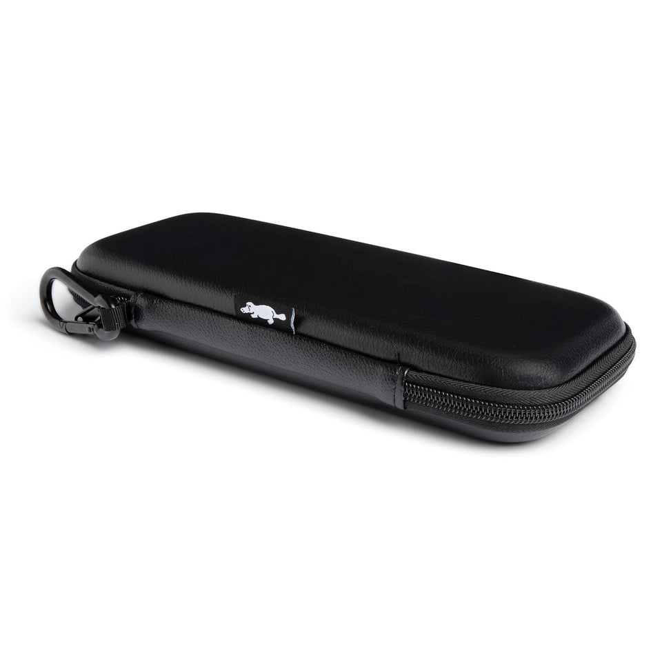 Platypus Golf Co EVA travel case outer shell protects gear during travel.