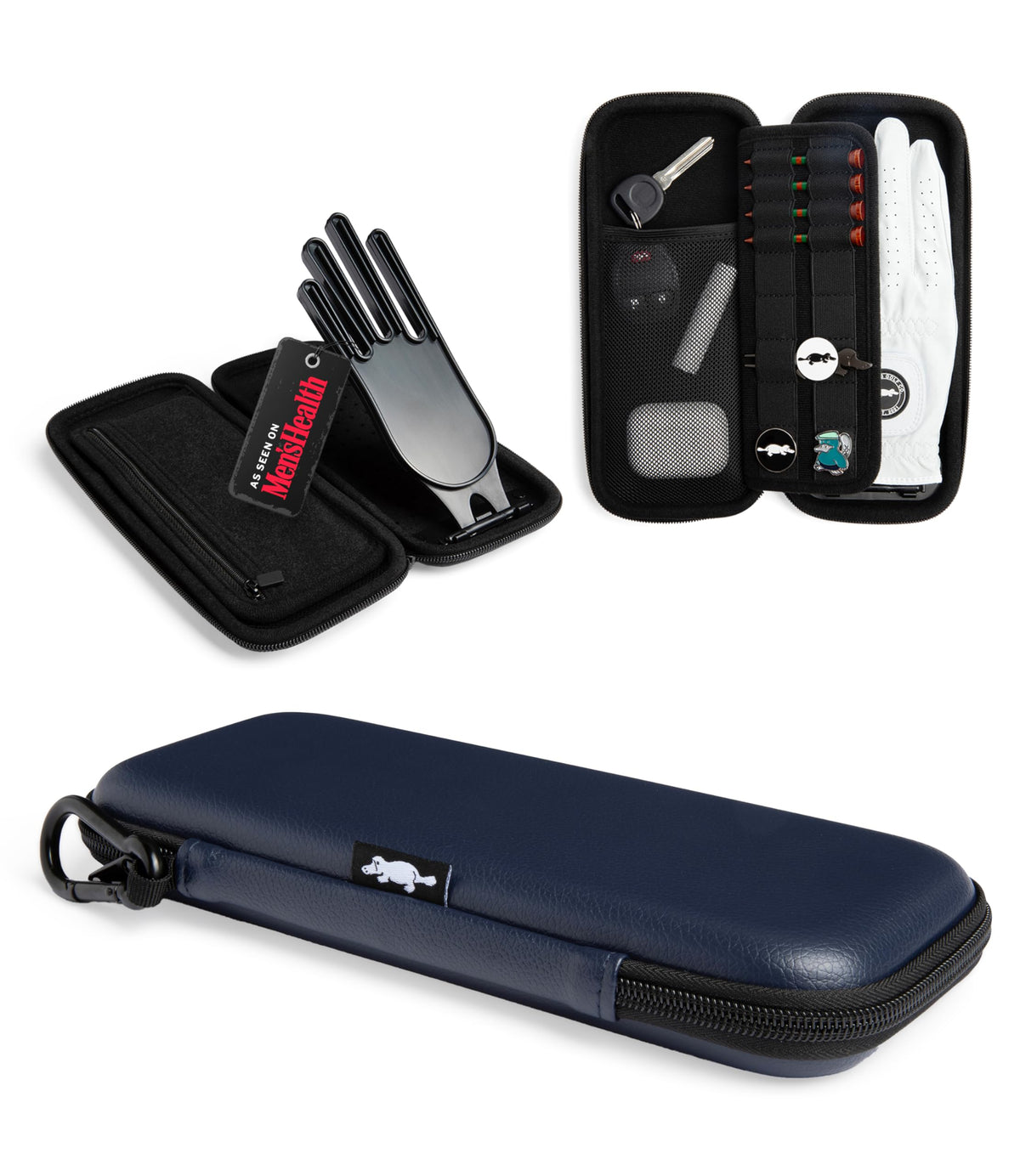 Platypus Golf Co. EVA travel case keeps golf gear neatly organized.