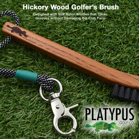 Platypus Golf Co. non-slip groove cleaner cleans grooves without slipping.