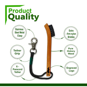 Platypus Golf Co. premium hickory wood construction feels durable.