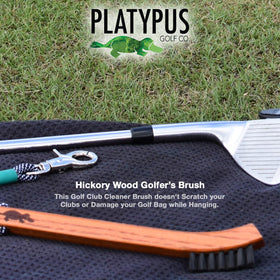 Platypus Golf Co. stainless steel clip resists rust and secures the tool.