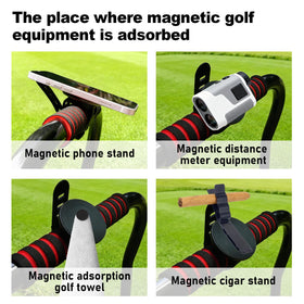 Play as Pro universal-fit silicone strap fits most cart handlebars