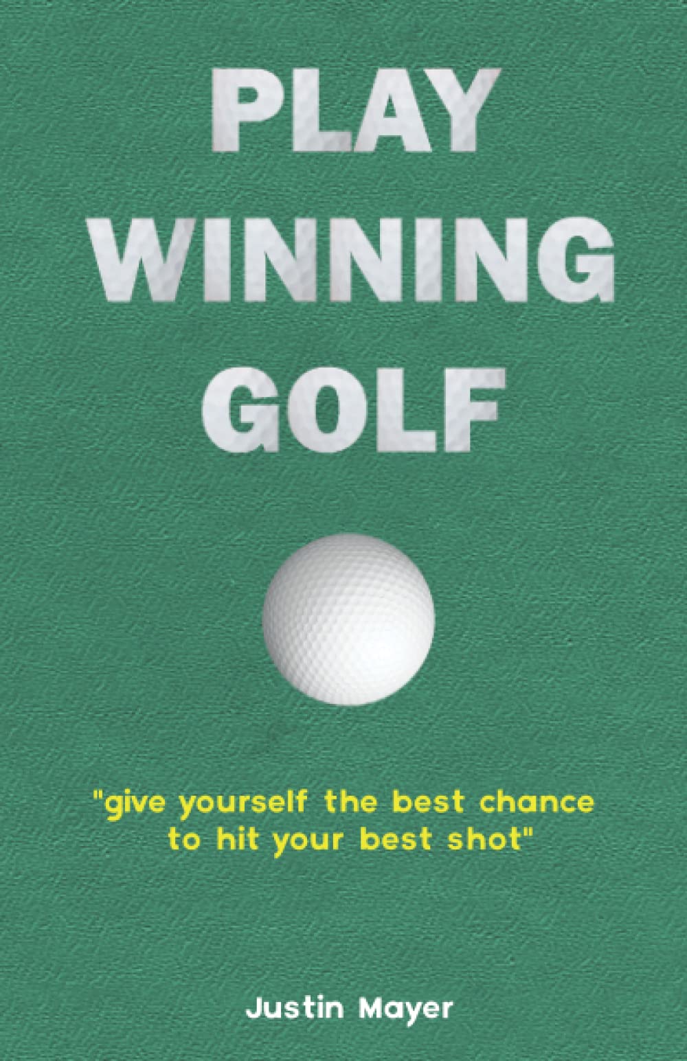 Play Winning Golf cover image highlighting mental game strategies for clutch moments