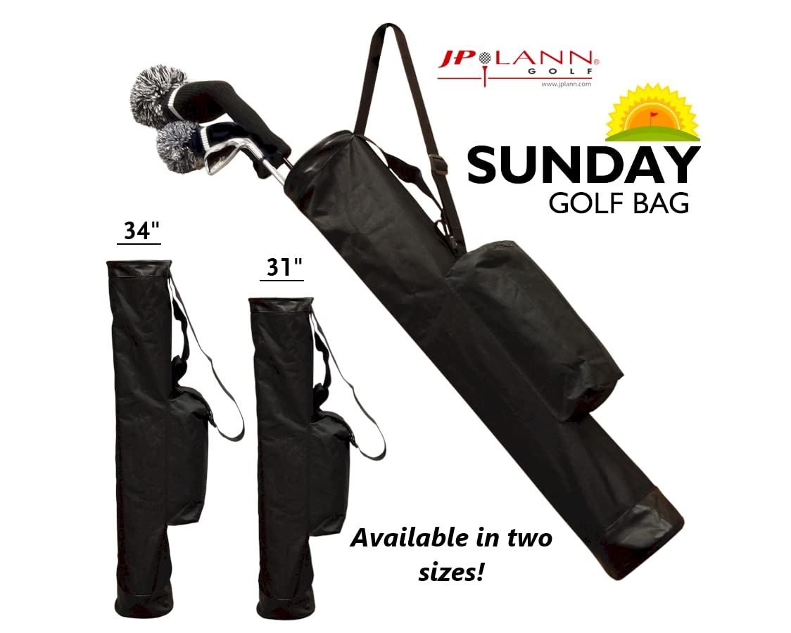 Player Supreme Sunday bag features zipper ball pocket for accessories.