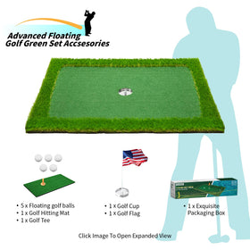 PLBBJH chipping mat and balls kit enables water and land practice sessions
