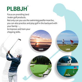 PLBBJH complete kit includes green, mat, balls, and tees for ready-to-play sessions