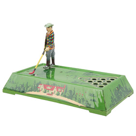 plplaaoo Clockwork Vintage Tinplate Golf Toy gift-ready packaging