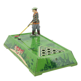 plplaaoo Clockwork Vintage Tinplate Golf Toy retro detailing and charm