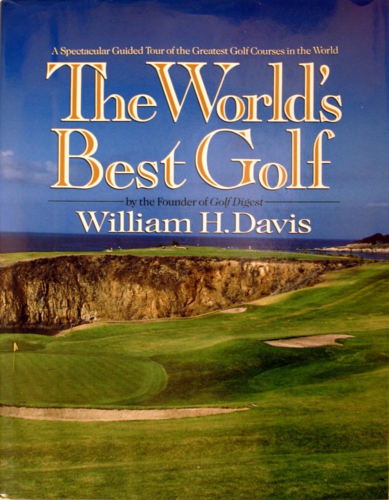 Pocket World's Best Golf first edition hardback front cover, ideal for golf book collectors.