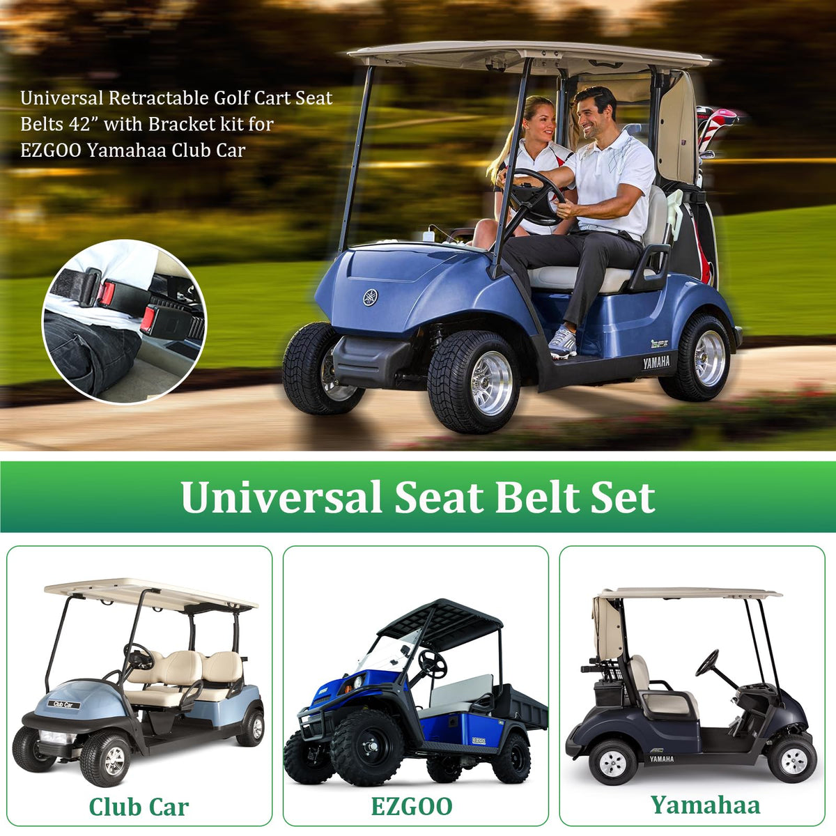 Podoy auto-retracting mechanism keeps belt tension consistent.