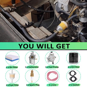 Podoy fuel filter AM116304 protects the engine from debris and extends component life.