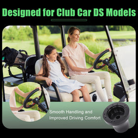 Podoy golf cart accessory makes simple, clean wheel upgrades.