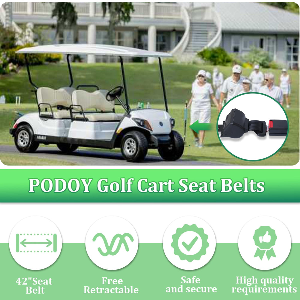 Podoy universal fit mount points ensure stable attachment.