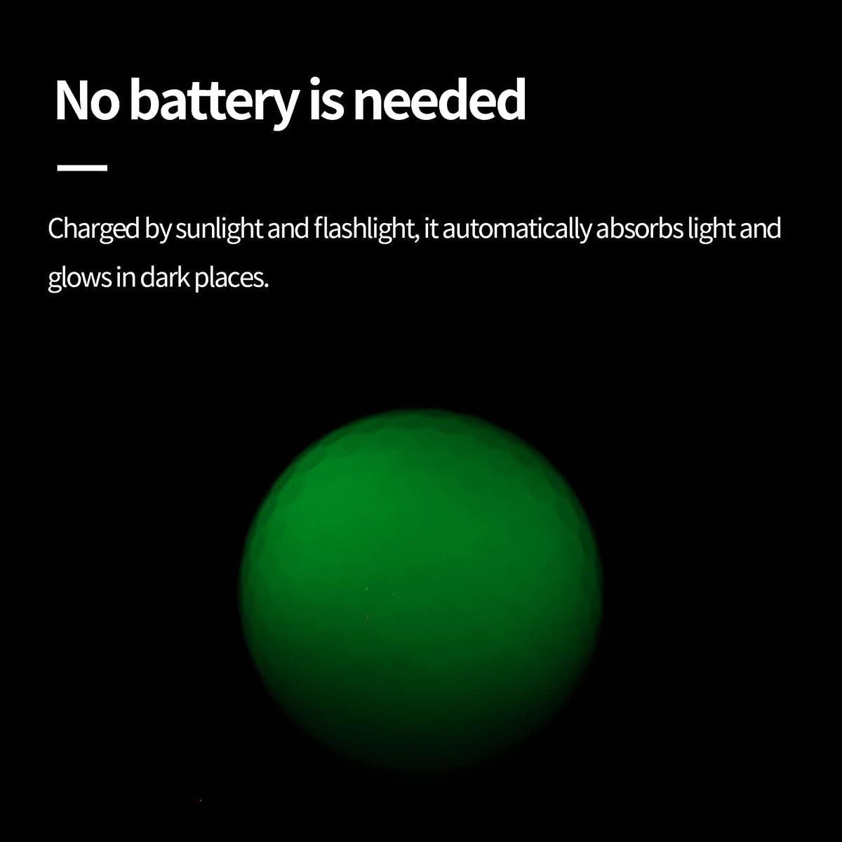 POENVFPO no battery needed charging by sunlight or flashlight