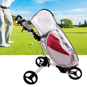 POENVFPO weatherproof golf bag cover for outdoor play in rain or snow.
