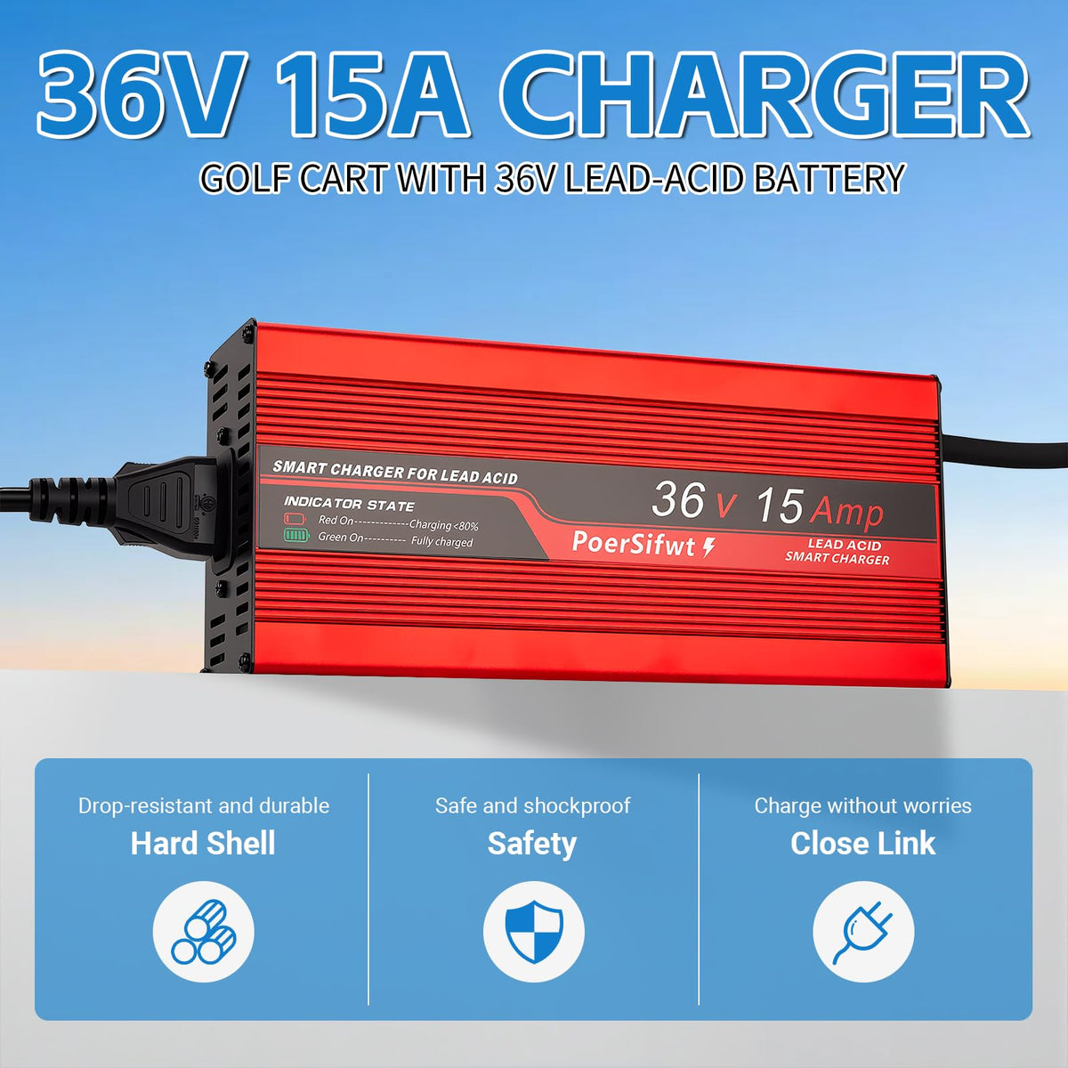 PoerSifwt vented case helps maintain safe operating temperatures.