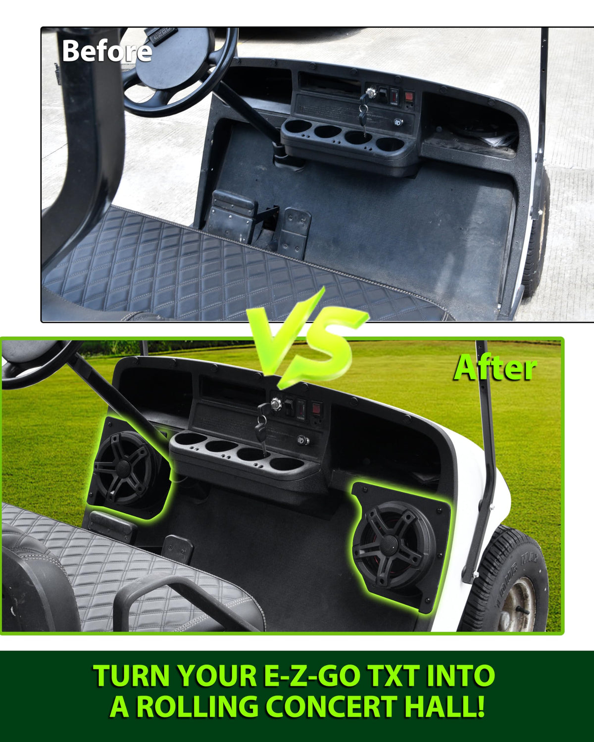 POKIAUTO 6.5-inch pod close-up in matte black finish for seamless interior integration