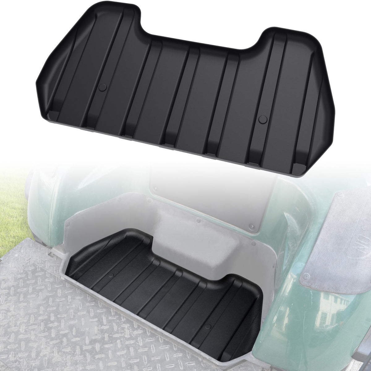 POKIAUTO Bag Well Mat rear-bed protection for Yamaha G22, all-weather durability.