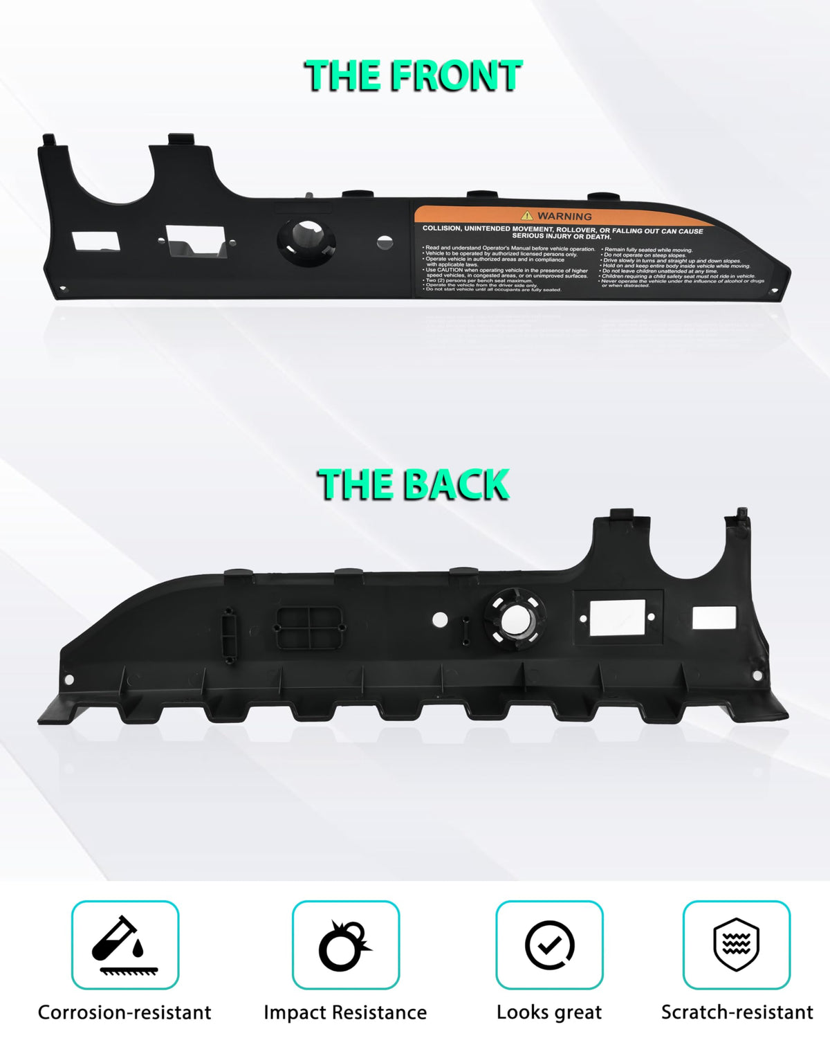 POKIAUTO dash cover installation is easy with included screws and manual.
