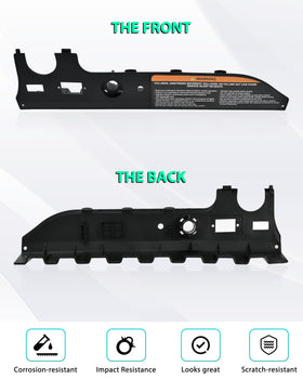 POKIAUTO dash cover installation is easy with included screws and manual.