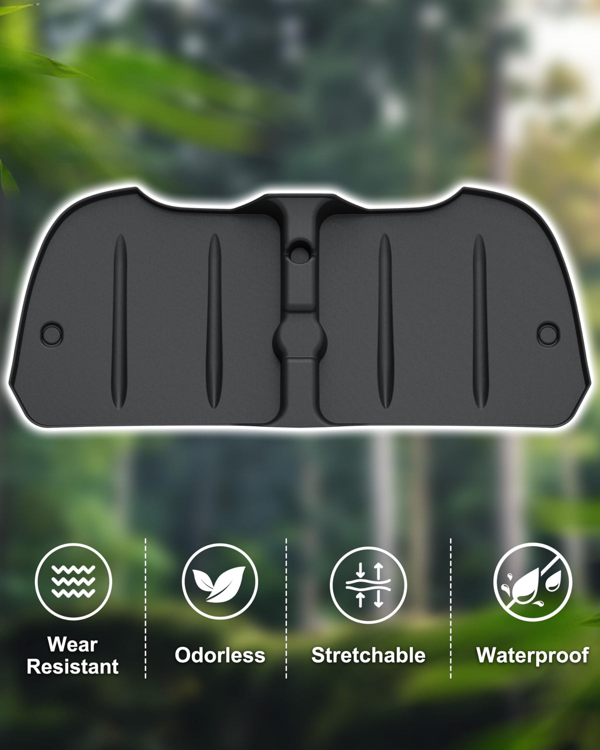 POKIAUTO easy-install one-piece design requires no splicing or gaps