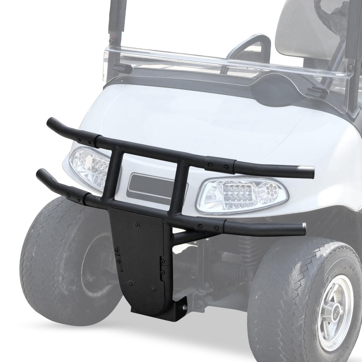 POKIAUTO RXV front brush guard adds front-end protection from branches and rocks.